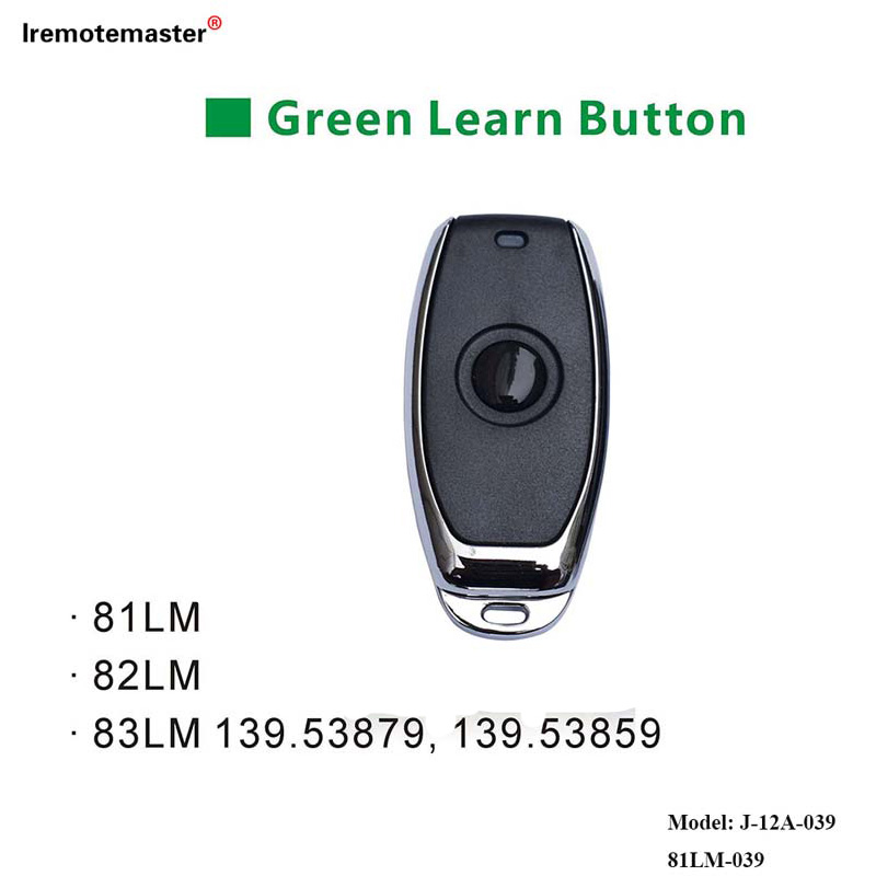 Para sa 81LM 82LM 83LM Green Learn Button 390MHz Garage Door Remote Control