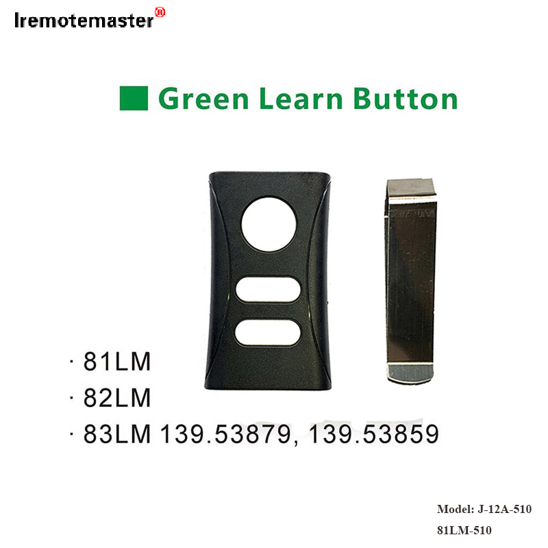 Para sa 81LM 82LM 83LM Green Learn Button 390MHz Garage Door Remote na Pagpapalit