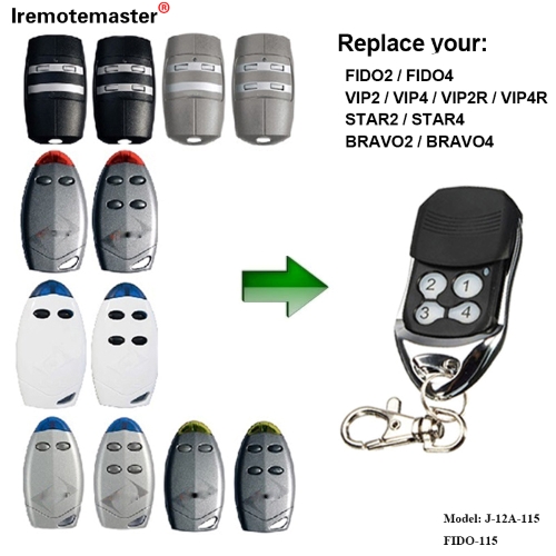 PARA sa FIDO2 / FIDO4 / VIP2 / VIP4 / VIP2R / VIP4R / STAR2 / STAR4 / BRAVO2 / BRAVO4 remote na pinto ng garahe 433.92 MHZ Rolling Code