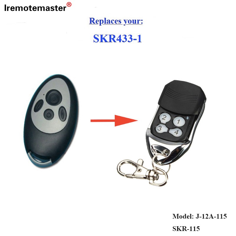 Para sa SKR433-3 garahe door replacement remote control rolling code 433,92mhz